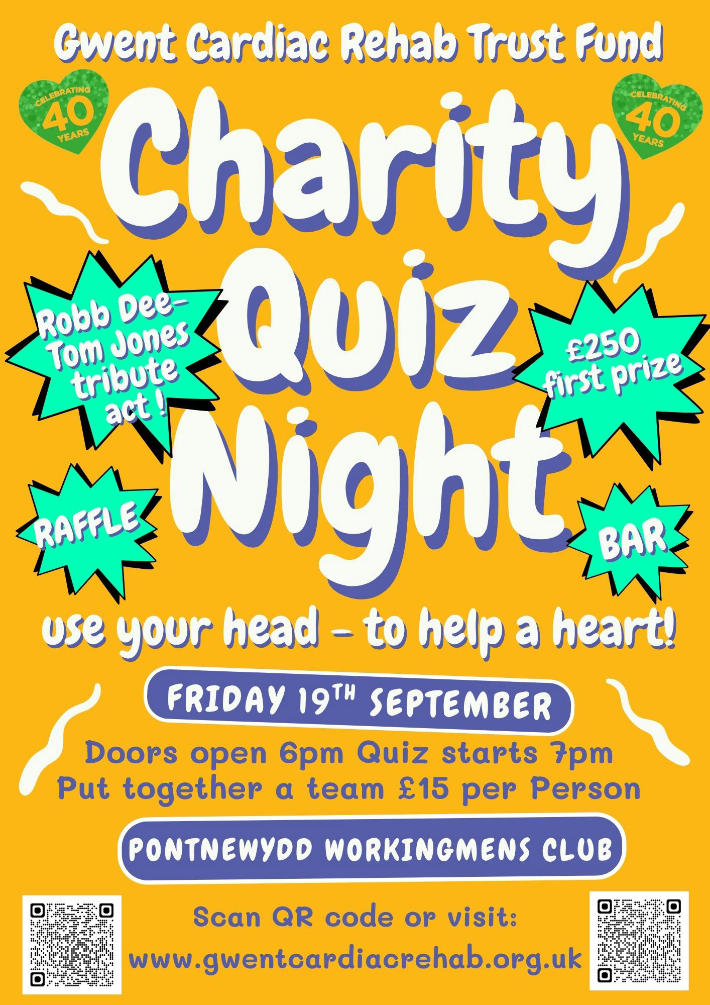 Charity Quiz Night Flyer